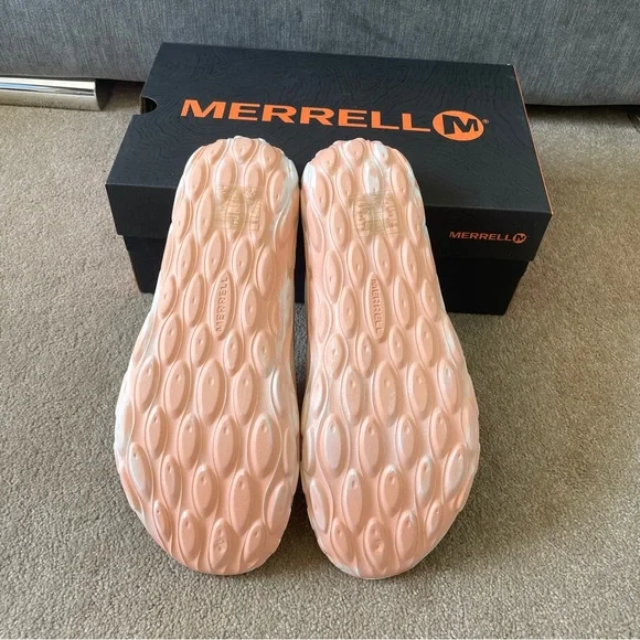 Merrell  Hydro Moc Sliders Size UK 11 Peach Slippers Sandals New With Box - Picture 4 of 9